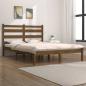 Preview: ARDEBO.de - Massivholzbett Honigbraun Kiefer 200x200 cm