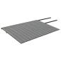 Preview: WPC Terrassendielen mit Zubehör Braun und Grau 35 m² 4 m