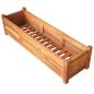 Preview: Garten-Hochbeete 2 Stk. Akazienholz 100x30x25 cm