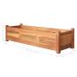 Preview: Garten-Hochbeete 2 Stk. Akazienholz 100x30x25 cm