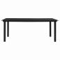 Preview: 5-tlg. Garten-Essgruppe PVC Rattan Schwarz