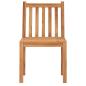 Preview: 5-teiliges Garten-Ess-Set 120 x 70 cm Massivholz Teak
