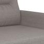 Preview: 3-tlg. Sofagarnitur mit Kissen Taupe Stoff