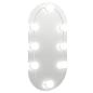 Preview: Spiegel mit LED-Leuchten 40x20 cm Glas Oval