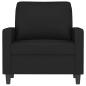 Preview: Sessel Schwarz 60 cm Samt