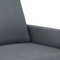 Preview: 2-Sitzer-Sofa Dunkelgrau 140 cm Samt