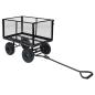 Preview: ARDEBO.de - Gartenwagen Schwarz 350 kg