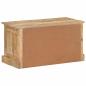 Preview: Schuhbank 85x40x45 cm Massivholz Mango