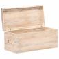 Preview: Truhe 90x40x40 cm Akazie Massivholz