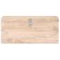 Preview: Truhe 90x40x40 cm Akazie Massivholz