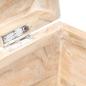 Preview: Truhe 90x40x40 cm Akazie Massivholz