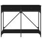 Preview: Konsolentisch Schwarz 100x39x78,5 cm Holzwerkstoff