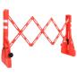 Preview: ARDEBO.de - Absperrgitter Faltbar Rot 210x50x105 cm