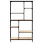 Preview: B?cherregal Sonoma-Eiche 99x35,5x176 cm Holzwerkstoff und Stahl