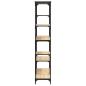 Preview: B?cherregal Sonoma-Eiche 99x35,5x176 cm Holzwerkstoff und Stahl