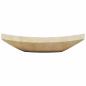 Preview: Waschbecken 50x35x12 cm Marmor Cremefarben