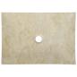 Preview: Waschbecken 50x35x12 cm Marmor Cremefarben
