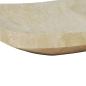Preview: Waschbecken 50x35x12 cm Marmor Cremefarben