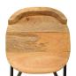 Preview: Barhocker 2 Stk. Massivholz Mango