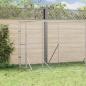 Preview: ARDEBO.de - Outdoor-Hundezwinger Silbern 2x14x2 m Verzinkter Stahl