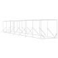 Preview: Outdoor-Hundezwinger Silbern 2x14x2 m Verzinkter Stahl