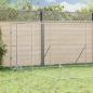 Preview: ARDEBO.de - Outdoor-Hundezwinger Silbern 4x8x2 m Verzinkter Stahl