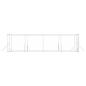 Preview: Outdoor-Hundezwinger Silbern 4x8x2 m Verzinkter Stahl