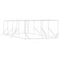 Preview: Outdoor-Hundezwinger Silbern 4x8x2 m Verzinkter Stahl