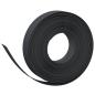 Preview: Rasenkanten 2 Stk. Schwarz 10 m 10 cm Polyethylen