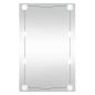 Preview: Wandspiegel mit LED-Leuchten 40x60 cm Glas Rechteckig