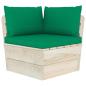 Preview: Garten-Paletten-Ecksofa mit Kissen Imprägniertes Fichtenholz