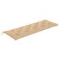 Preview: Stapelbare Gartenbank mit Auflage 159 cm Massivholz Teak