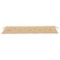 Preview: Stapelbare Gartenbank mit Auflage 159 cm Massivholz Teak