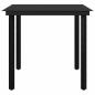 Preview: 5-tlg. Garten-Essgruppe mit Auflagen Poly Rattan und Glas