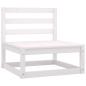 Preview: 8-tlg. Garten-Lounge-Set mit Kissen Massivholz Kiefer