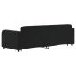 Preview: Tagesbett Ausziehbar Schwarz 80x200 cm Samt