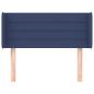Preview: Kopfteil mit Ohren Blau 83x16x78/88 cm Stoff