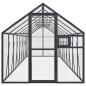 Preview: Voliere Anthrazit 1,79x8x1,85 m Aluminium