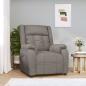 Preview: ARDEBO.de - Relaxsessel Elektrisch Taupe Stoff