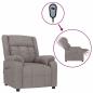 Preview: Relaxsessel Elektrisch Taupe Stoff