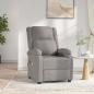 Preview: ARDEBO.de - Massagesessel Elektrisch Taupe Stoff
