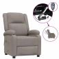 Preview: Massagesessel Elektrisch Taupe Stoff