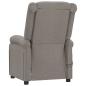 Preview: Massagesessel Elektrisch Taupe Stoff