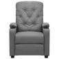 Preview: Massagesessel Grau Kunstleder