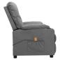 Preview: Massagesessel Grau Kunstleder