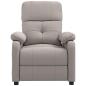 Preview: Massagesessel Taupe Stoff