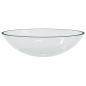 Preview: Waschbecken Glas 50x37x14 cm Transparent