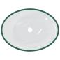 Preview: Waschbecken Glas 50x37x14 cm Transparent