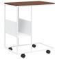 Preview: Beistelltisch mit Rollen Wei? 55x36x63,5 cm Holzwerkstoff