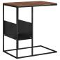 Preview: Beistelltisch Schwarz 55x36x59,5 cm Holzwerkstoff